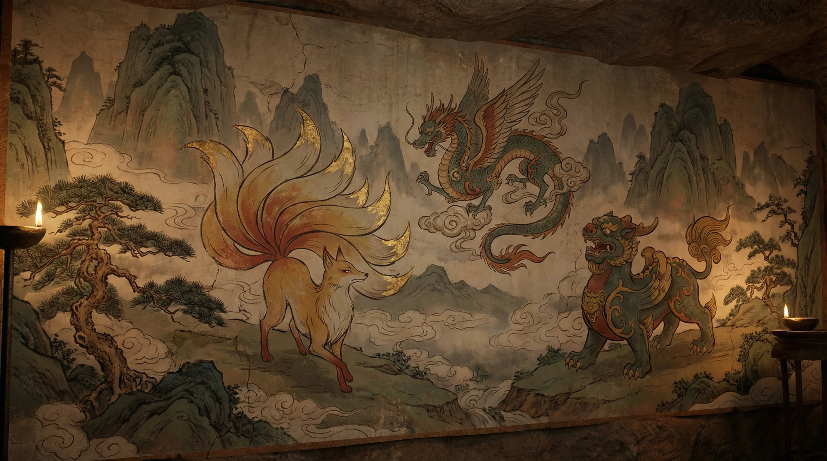 山海经 - 九色蝌蚪 上古神兽动漫